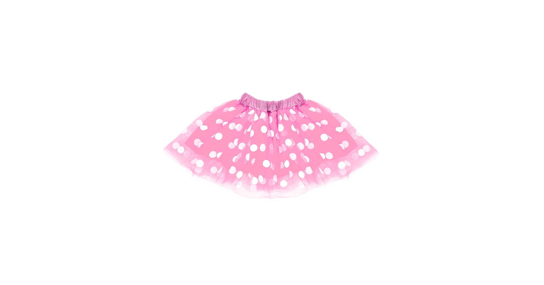 Amazon.com: SeasonsTrading Pink & White Polka Dot Tulle Tutu