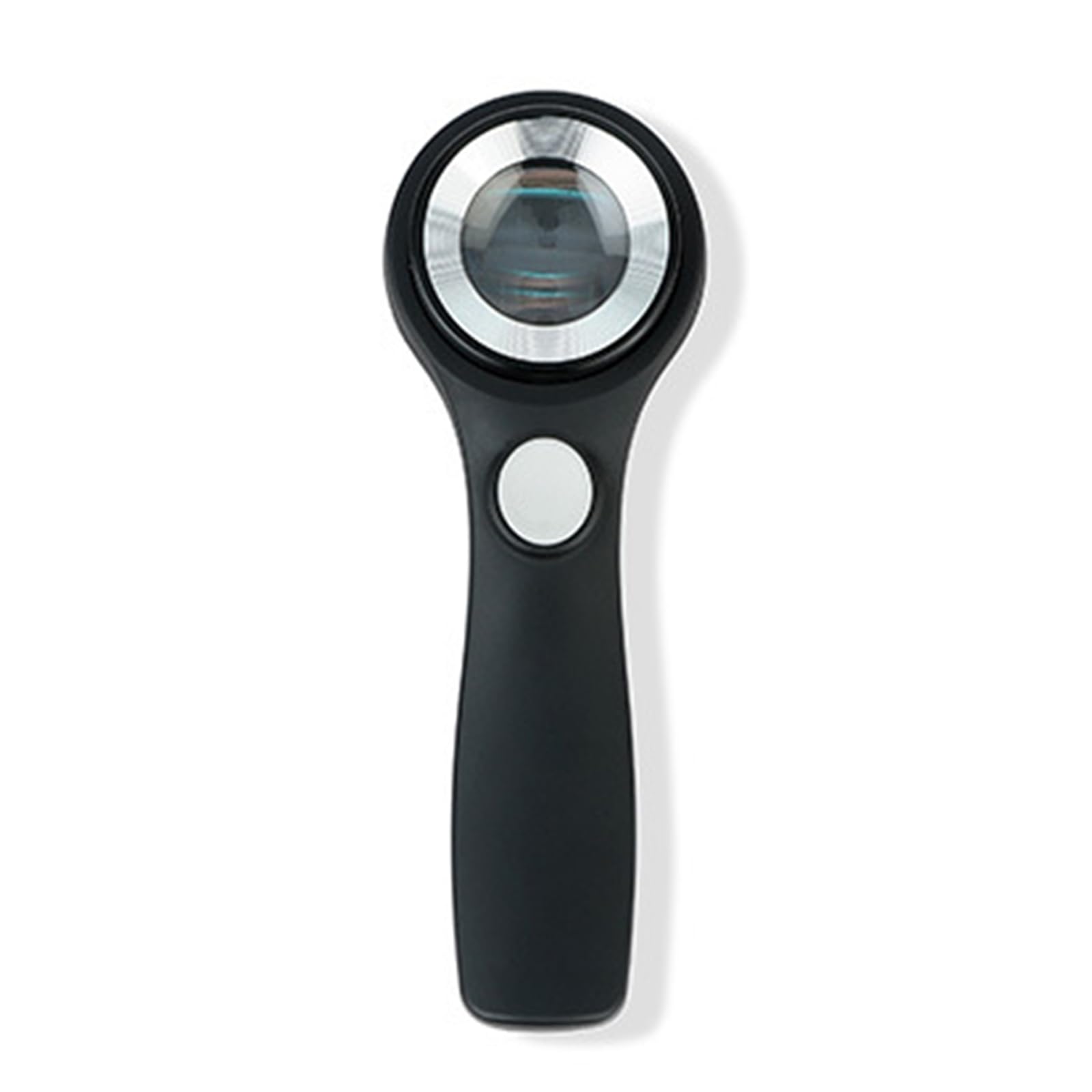 40X Magnifier Glass with LED Light Rechargeable Handheld for Stamp Coin Inspection Brightness Adjustable