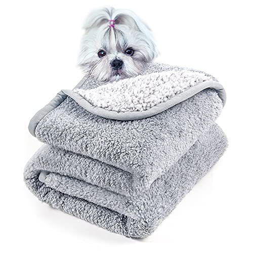 Langsprit Waterproof Dog Blanket,Soft and Warm Pet Blanket for Dogs&Cats,Dog Throw Blanket Cover Bed Couch Sofa-Reusable Washable Incontinence Dog Blankets for Puppies,Large Dogs