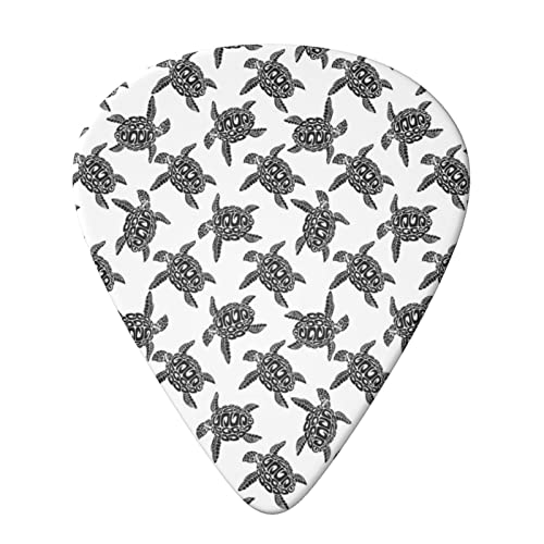 Lot de 6 médiators animaux tortues de mer pour guitare acoustique, guitare électrique, basse, ukulélé – fins, moyens et… - Les Beatles, Paul McCartney, John Lennon, RIngo Starr, George Harrison Lot de 6 médiators animaux tortues de mer pour guitare acoustique, guitare électrique, basse, ukulélé - fins, moyens et… – Image 4