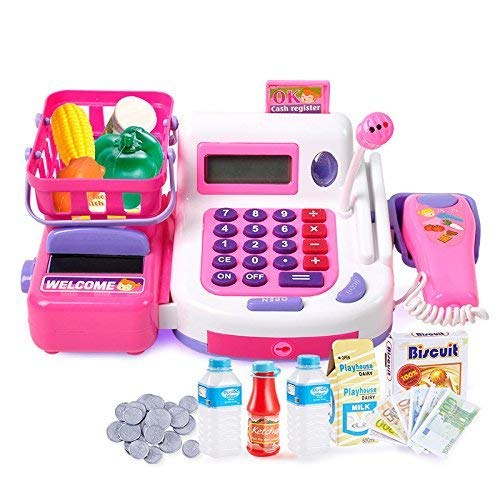 i-gadgets realistic educational cash register toy supermarket set with working calculator and sound- Multi color (B01BKK1YWQ) Amazon Price History, Amazon Price Tracker