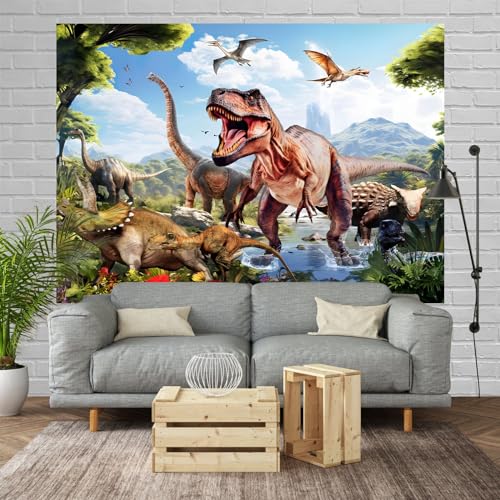 Fondo de fotografía dinosaurios tropical 7x5ft HDXXSC miniatura 4