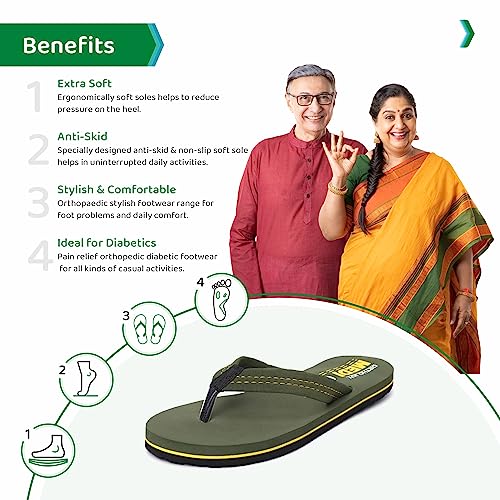 Image of ORTHO JOY Doctor Orthopedic Ladies Slippers /mcr chappals for women
