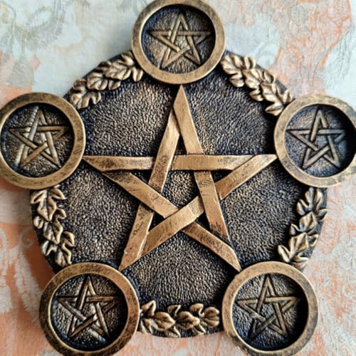 Bougeoir pentacle stable pour sécuriser vos bougies de rituel - 8