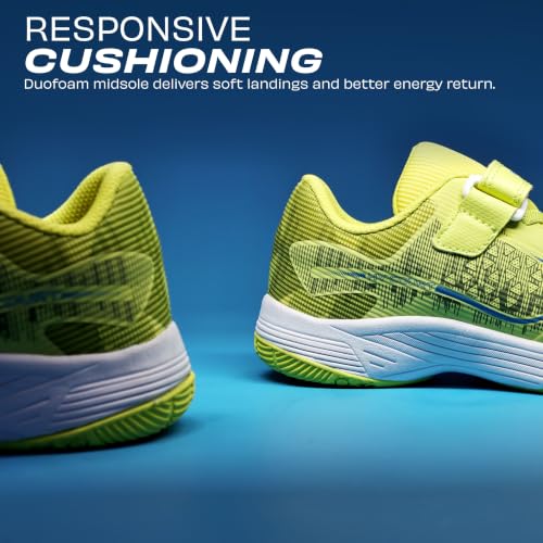 Image of Nivia Hy-Court 3.0 Kids Indoor Court Shoes, Lightweight Non-Marking Badminton Shoes with Cushioned Comfort & Durable Grip for Juniors