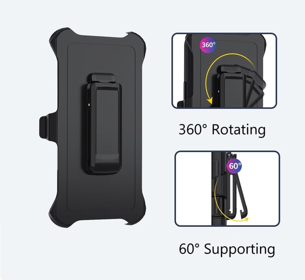 2 Pack Replacement Belt Clip Holster for OtterBox Defender Series Case Apple (iPhone 16 (6.1")) - Image 3