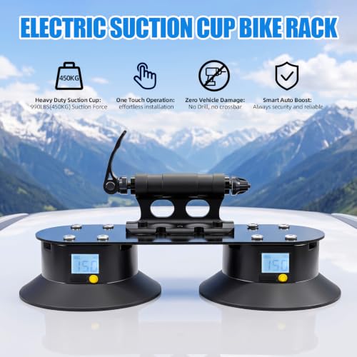 Roof Bike Rack Electric Suction