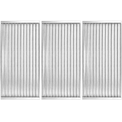 GGC 17" Grill Grates Replacement Parts for Charbroil TRU Infrared 4 Burner 463242715 463242716 463276016 466242715 466242815 463257520, 3PCS Stainless Steel Infrared Emitter Grates for Char-Broil