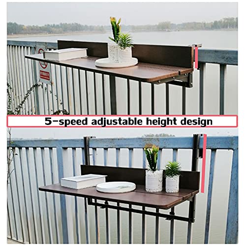 Table suspendue balcon extérieur pliante pour un café au soleil - 6