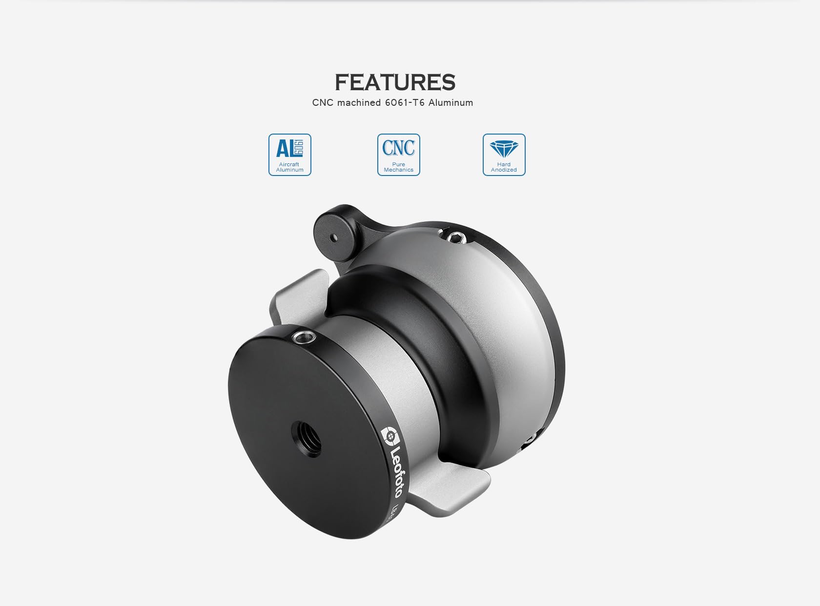 Amazon.co.jp: LB-60N 60mm レベリングベース 三脚用 バタフライロック