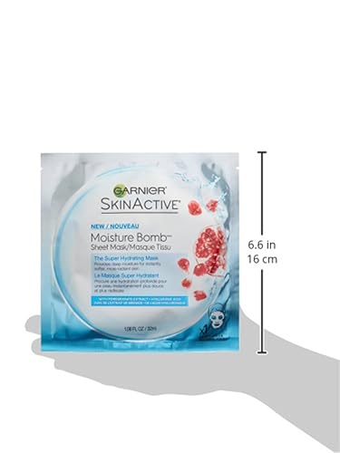Miniatura 10 de Garnier SkinActive - Máscara súper hidratante en láminas, 0.08 onzas, 1 unidad