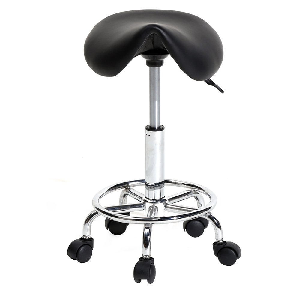 Alightup Tabouret Ergonomique à roulettes, Tabouret de Massage Pivotant 360°, Hauteur Réglable 51-65 cm, pour Salons de Massage, Bureaux et Cliniques