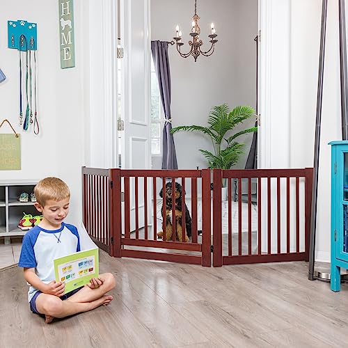 Primetime Petz 360 Configurable Freestanding Dog Gate With Door For Home #TOP7