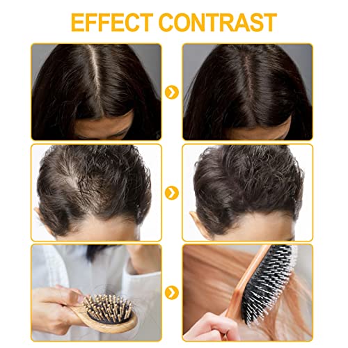 Organic Hair Serum Roller, Regrowth Hair Serum Roller, Triple Roll-On Massager Hair Growth Essence,