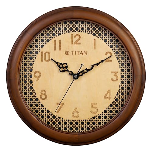 Image of Titan Classic Wooden Wall Clock (35cm x 35cm) W0103WA01