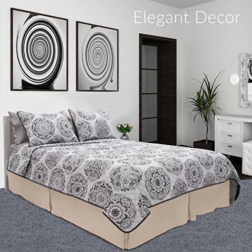 Mellanni-Bed-Skirt-Cal-King-Size-Bed-Frame-15-Inch-Tailored-Drop-Pleated-Dust-Ruffle-Wrinkle-Fade-Stain-Resistant-1-Bedskirt-Cal-King-Sand Mellanni Bed Skirt Cal King Size Bed Frame 15 Inch Tailored Drop Pleated Dust Ruffle Wrinkle Fade Stain Resistant 1 Bedskirt Cal King Sand