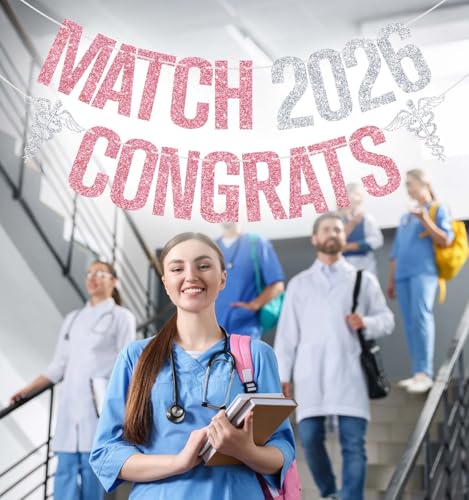 Félicitations sur décoration assortie pour diplômés en médecine - 4