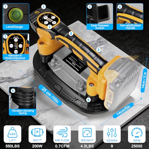 2 IN 1 Tile Vibration & Suction