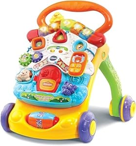 Trotteur Parlant Bébé Pliable Orange VTech