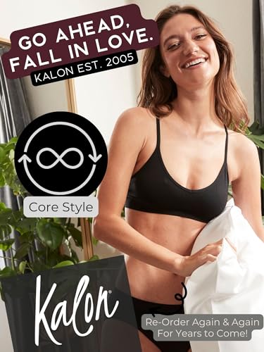 Image of Kalon Women's 4 Pack Demi Padded Bralette Wireless Comfortable Bra