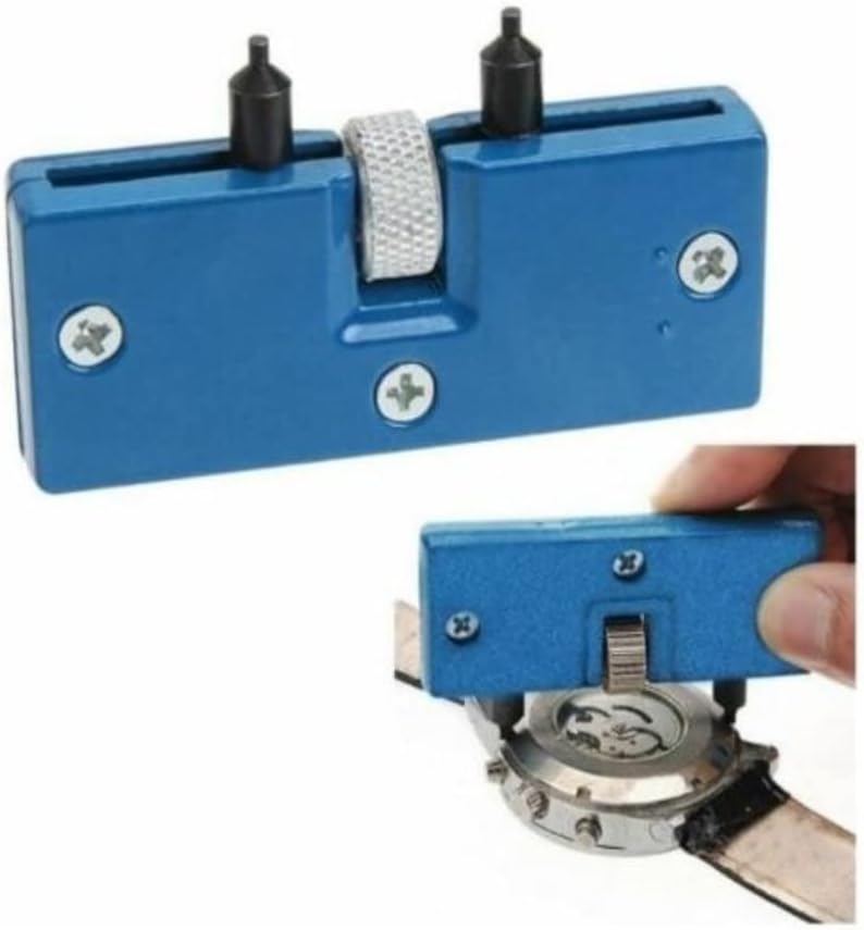 Eland Adjustable Rectangle Watch Back Case Cover Opener Remover Wrench Repair Kit Tool