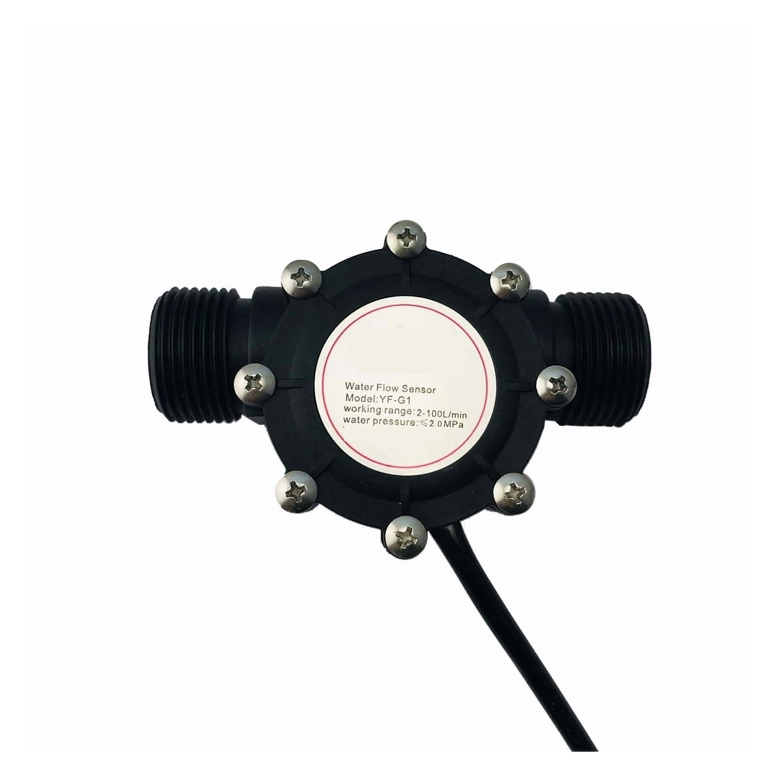 Flow Sensor Meter Digital Pipeline Water Flow One Inch Big Water Flow Sensor 1-100 Flow Sensor Flow Meter Switch