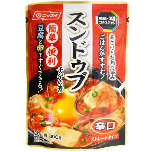 ニッスイ スンドゥブチゲの素 辛口 300g（日本水産）の販売価格