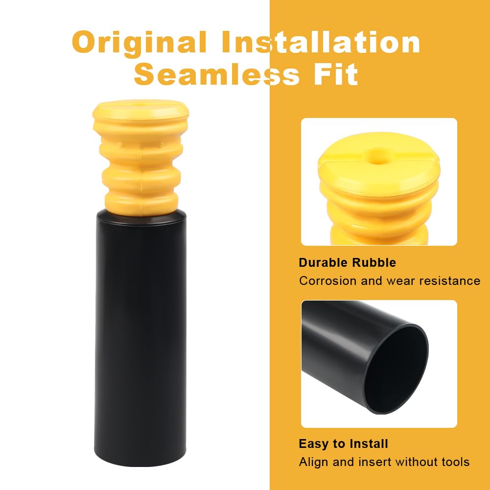 JDMON Rear Upper Lower Shock Absorber Mount and Bump Stops Kit