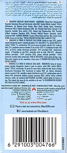 Image of Tiffany Sugar Free Orange Cream Sandwich Biscuits,162g | Healthy Snacks for Diebetic | Sweetened With Splenda