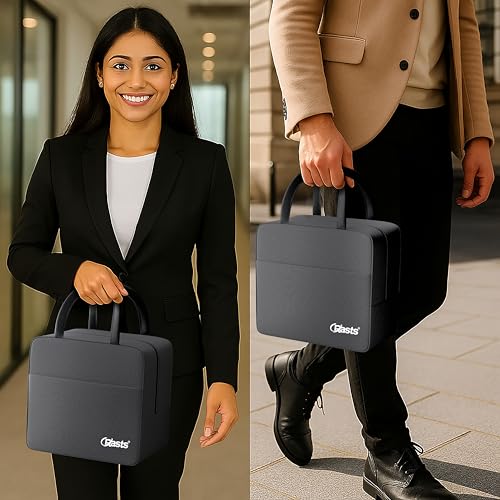 Image of Crasts Insulated Travel Lunch /Tiffin /Storage Bag for Office, College & School Picnic & Lunch Bags Polyester 7liter (Grey)