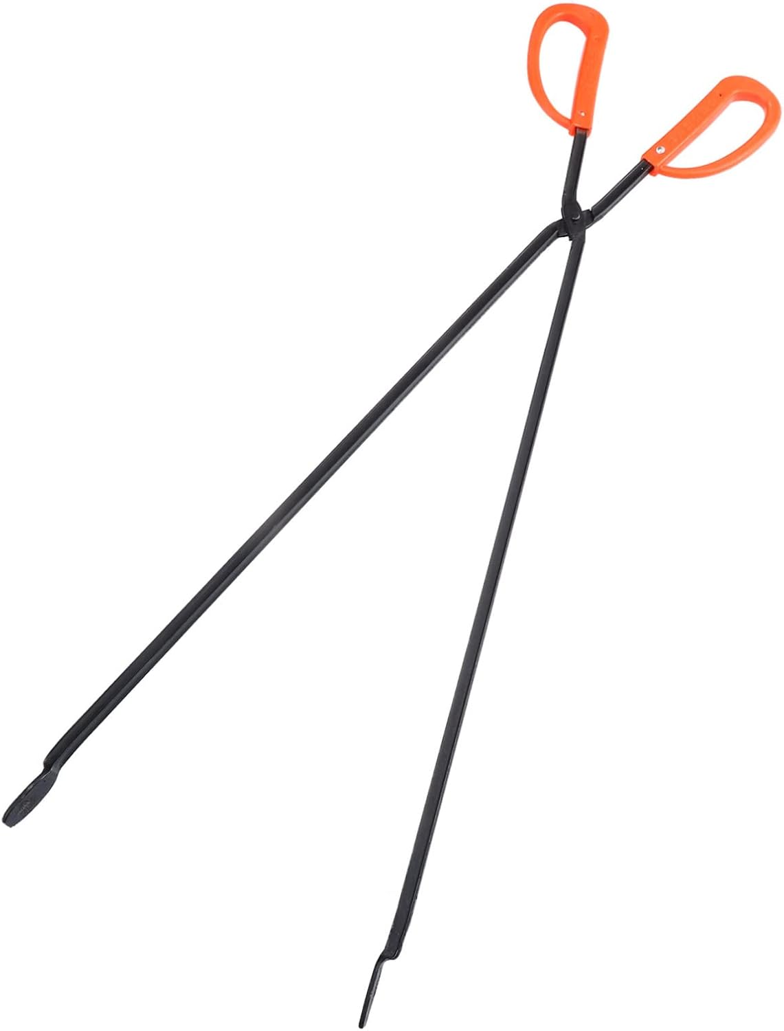 Kisangel Outdoor Grill Tools Sturdy Cooking Tongs for Serving Food Heat Resistant Briquette Pickers