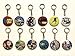 MS DecorBox Teen Titans 2.25" Button Keychains Party Favors Giveaway Supplies Backpack Keychains - 12 pcs (1 Dozen)