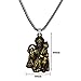 Shiv Jagdamba God Hanuman Pendant for Men & Women Lord Bajrang Bali Locket for Good Health & Wealth 22 inch Snake Chain, Free Size, Metal, No Gemstone
