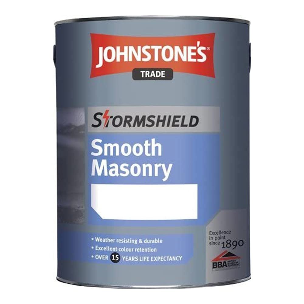 Johnstones Stormshield Smooth Masonry Magnolia 5L