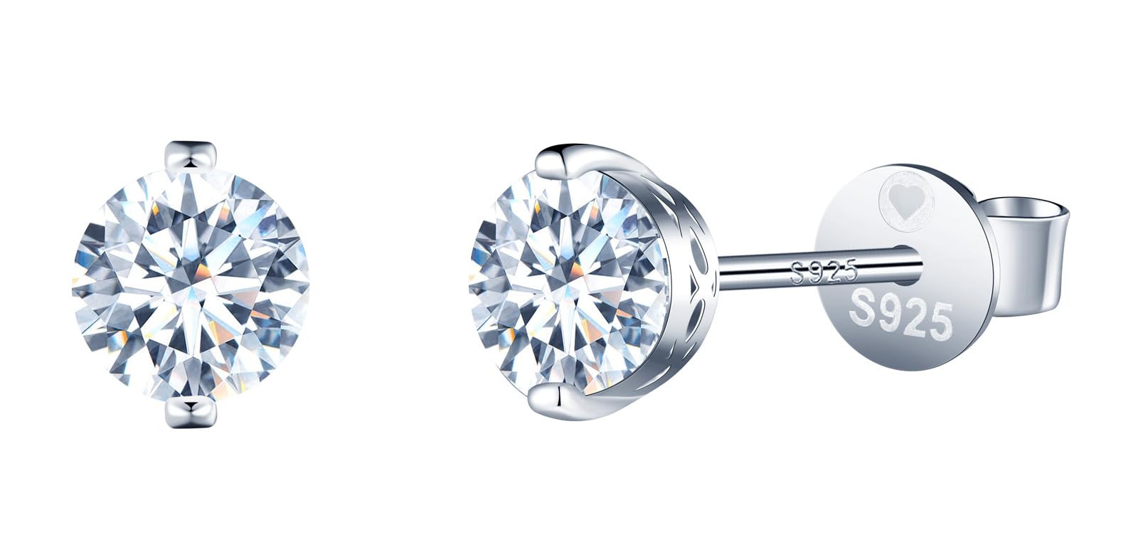 INFINIONLY Damesoorbellen met Tranenvormige Diamanten 925 Zilver Franse Sluiting Druppeloorbellen Creolen 2 Caraat Moissanite D Kleur VVS1 Perfecte