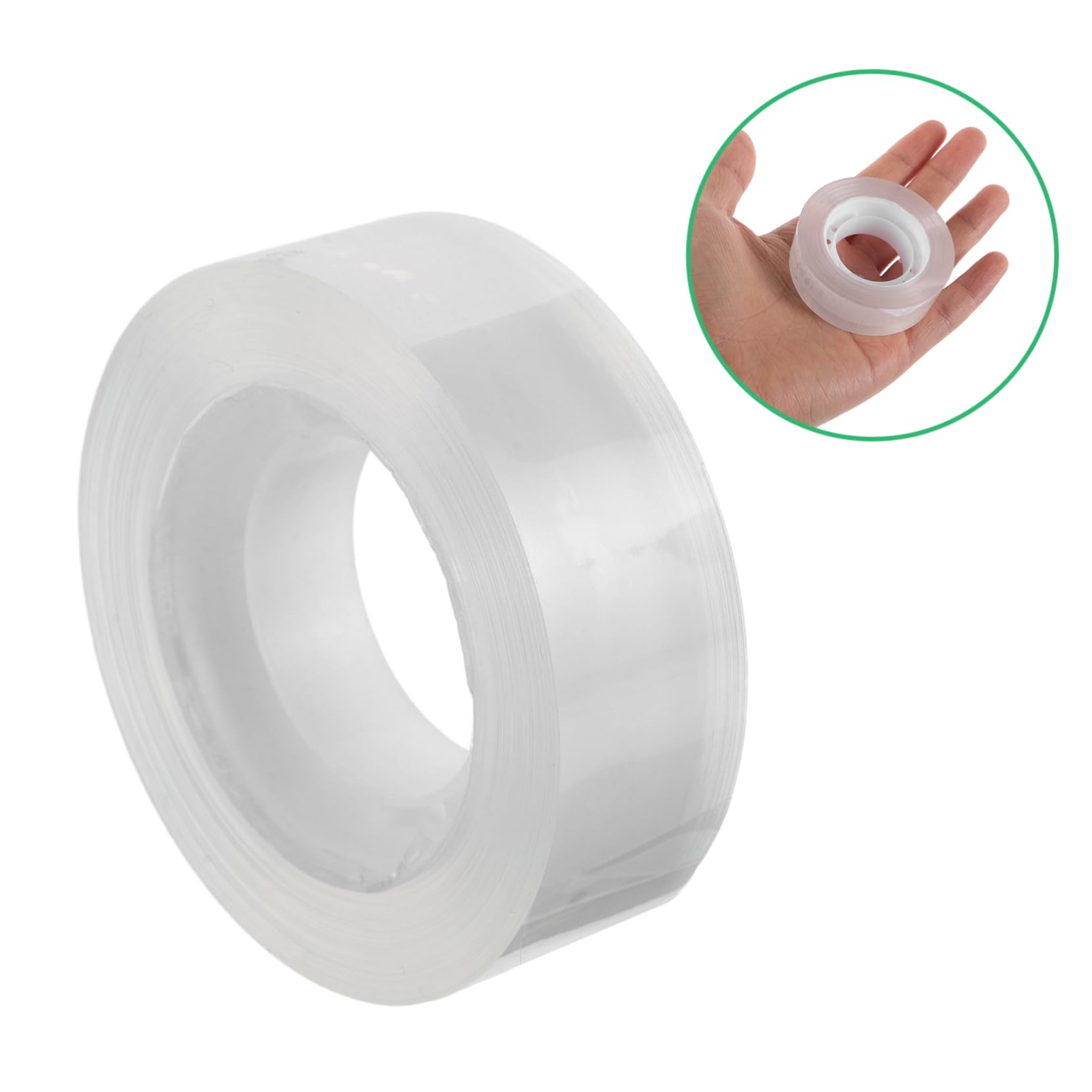 Operitacx Cinta Adhesiva Transparente 18mm, 48 Rollos, Recambio | Corrección de Errores, Uso Escolar y Oficina, Formato Portátil, Adhesivo de Pegado Uniforme