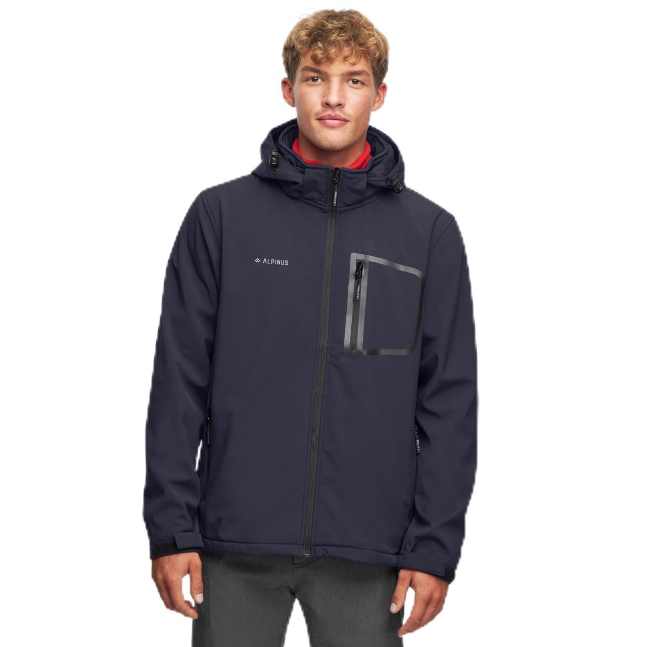 Alpinus Kurtka męska Softshell Stenshuvud szara BR11959