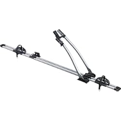 Portabicicletas Porton Qashqai Thule FreeRide, Portabicicletas vertical, funcional y fácil de usar, que satisface las necesidades básicas, plata (TH532002)