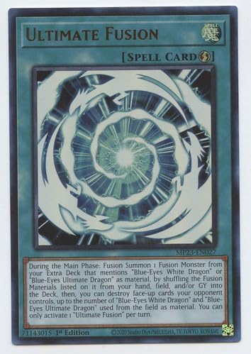 Ultimate Fusion - MP23-EN027 - Ultra Rare - 1st Edition
