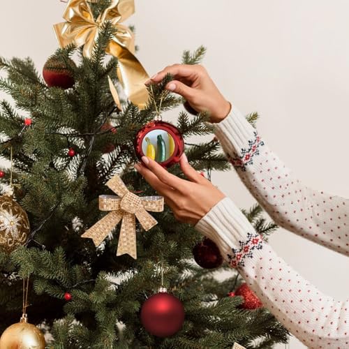 Boules de Noël courgettes et bananes rouge éclatant cadeau idéal - 6