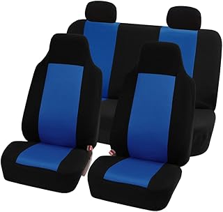 FAVOMOTO Conjunto de 5 protetores de assento de carro universal para assento de carro, almofada frontal de carro, conjunto de capas de assento automático, protetor de chute, almofada de proteção, almofada de assento de carro, tapete de assento de gato