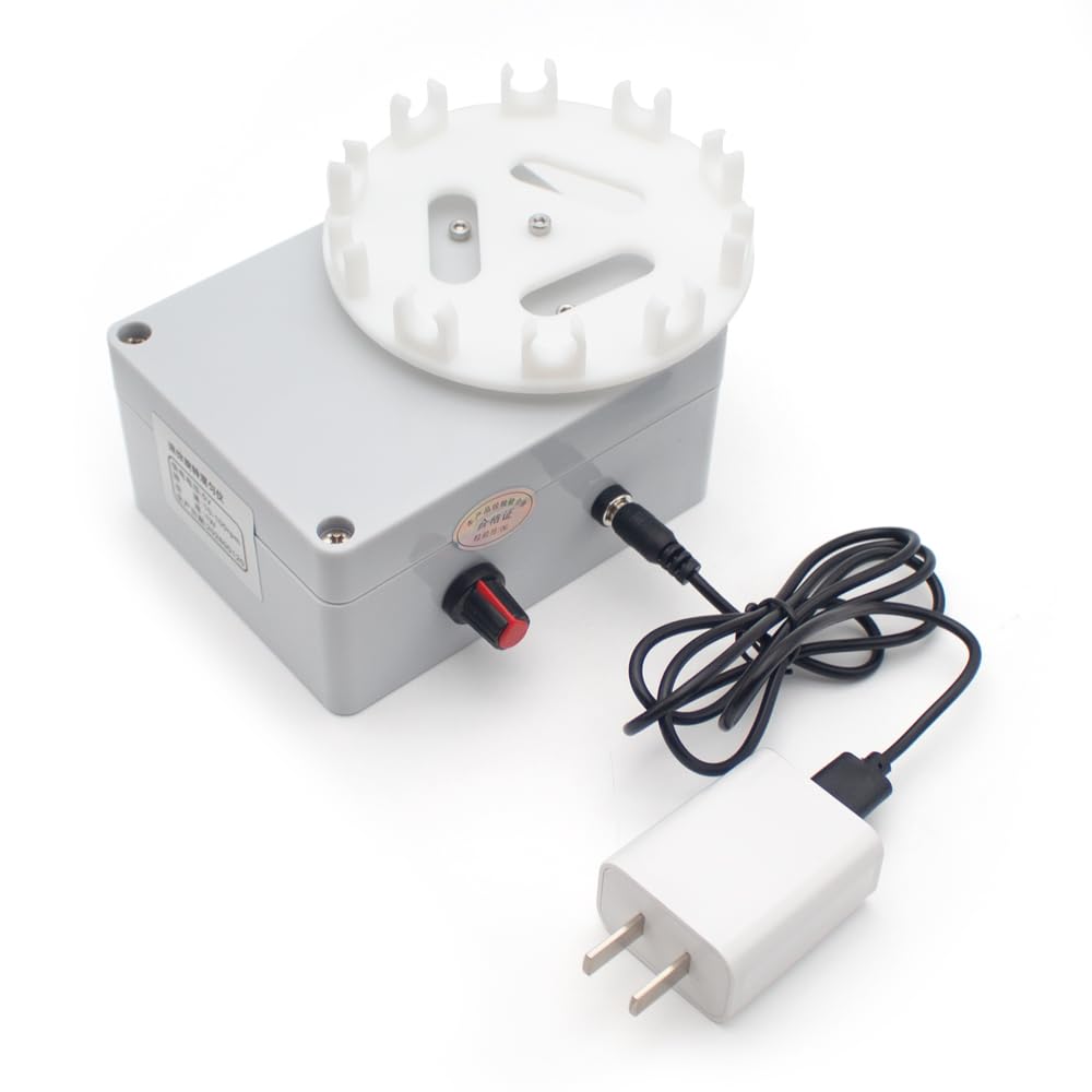 Toplionace Mini-Rotationsmischer für Den Schreibtisch – Drehzahlvariable, Reversible Drehrichtung, Rollenmischer für Proben und Zentrifugenröhrchen