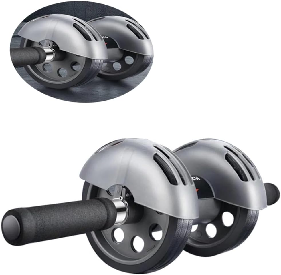 VANZACK Training Roller Abdominal Wheel Exercise Machine for Home Gym Abdominal Exercise Roller Grey