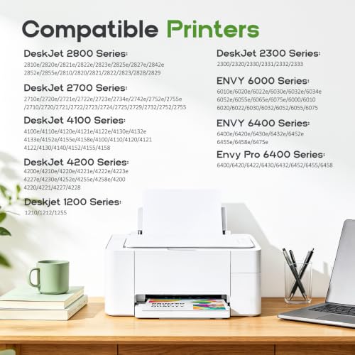 Image of 67XL Compatible for HP 67 67xl hp67xl Ink Cartridges Black Color Combo Pack