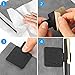 ProCase (5 Pack) Pen Loop Holder for Notebooks Journals Planners Tablet Case, Self Adhesive Leather Pencil Holder with Elastic Loop for Pens, Apple Pencil, Stylus Pen -Black