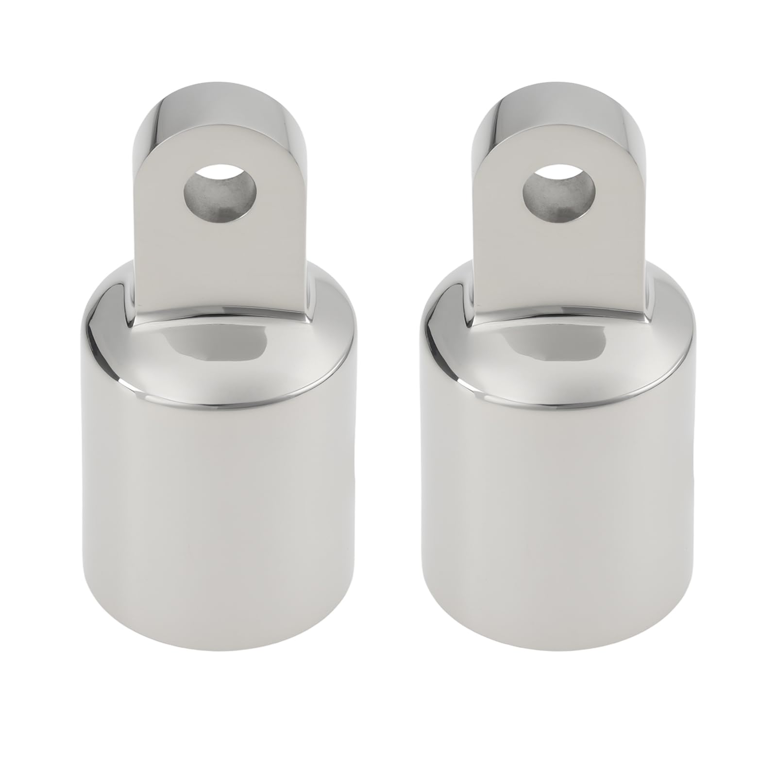 VGOL 2Pcs 3/4in Bimini Eye End Cap 316 Stainless Stee for Yachts Speedboats Sailboats