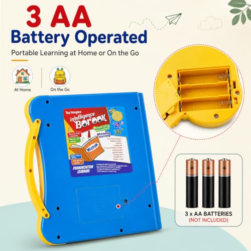 Image of Lifelong IntelliPlay Book for Kids | Intelligent Book with Alphabets, Numbers, Shapes & Phonics | Interactive Sound Book with Marker | Screen Free Learn & Play Sound Book for Kids 2-8 Years