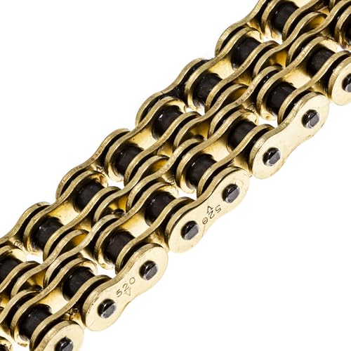 NICHE Gold 520 X-Ring Chain 64 Links with Master Link