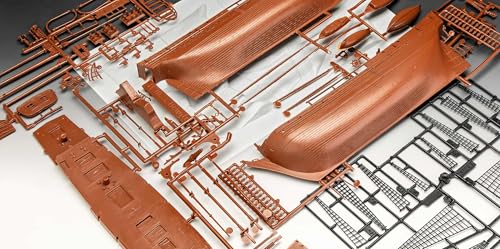 Revell Modellbau, H.M.S. Beagle, Bausatz, Maßstab 1:96, 178 Teile, Bastelset ab 13 Jahren, Detailgetreues Modell, Segelschiff, Authentische Nachbildung