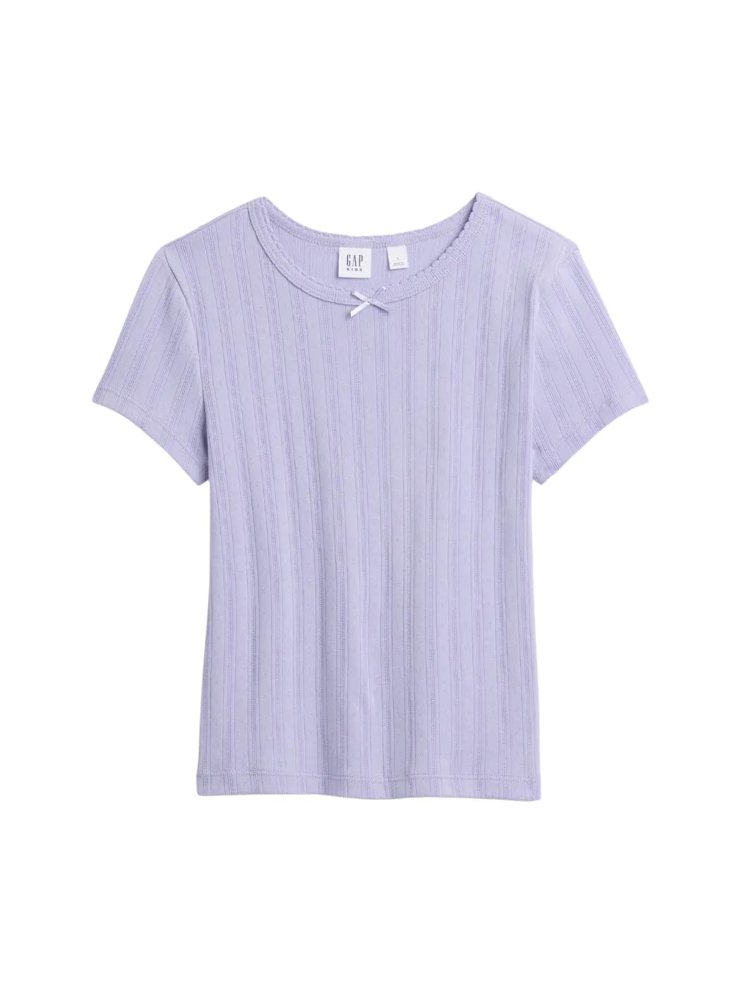 Gap Girls' Short Sleeve Ribbed Tee